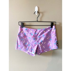 Feed Me Fight Me Purple Sprinkles Shorts